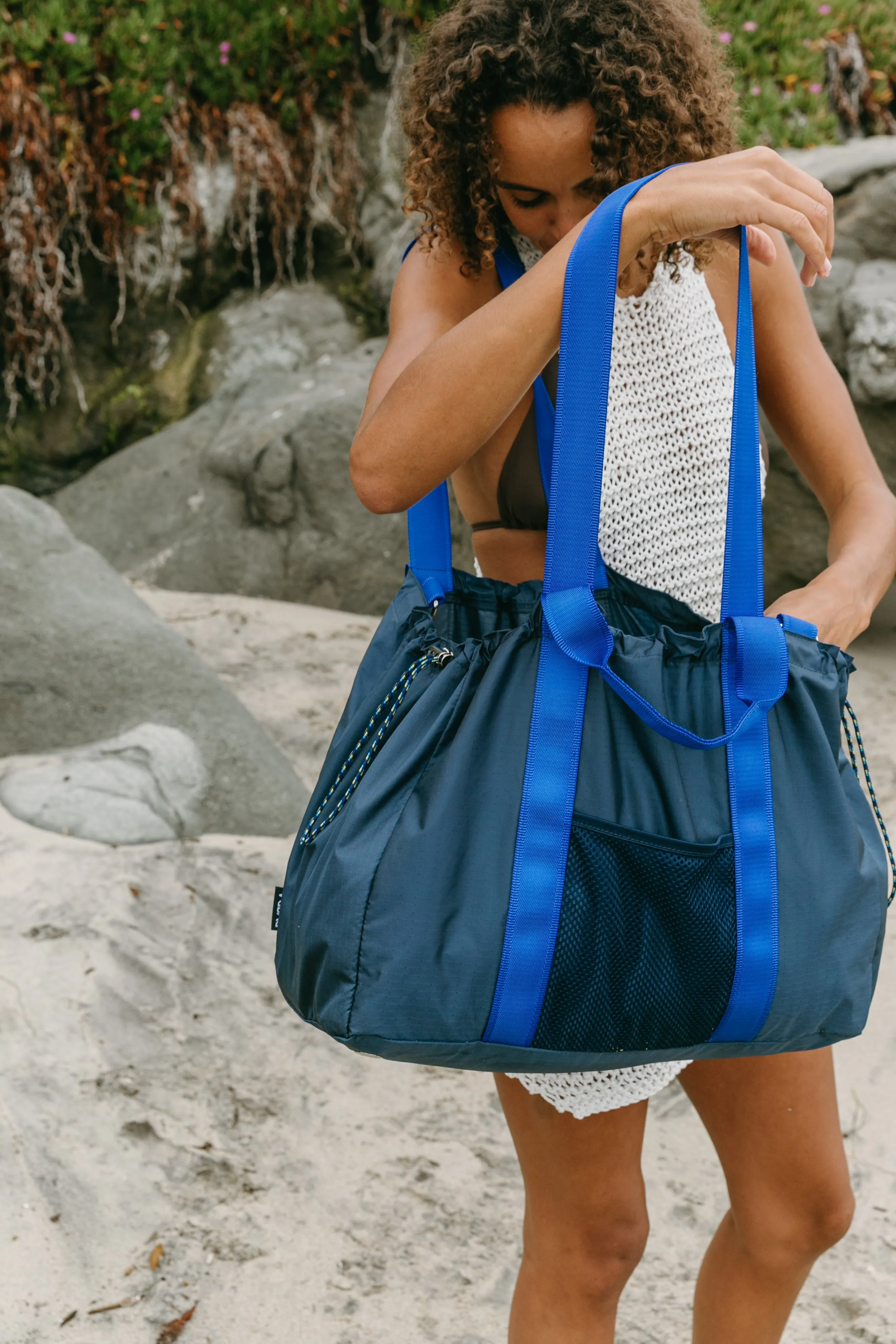 BYBBA THE BONDI FOLDAWAY TOTE BAG // RIPTIDE