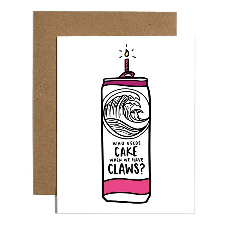 Cake? Claws. Card