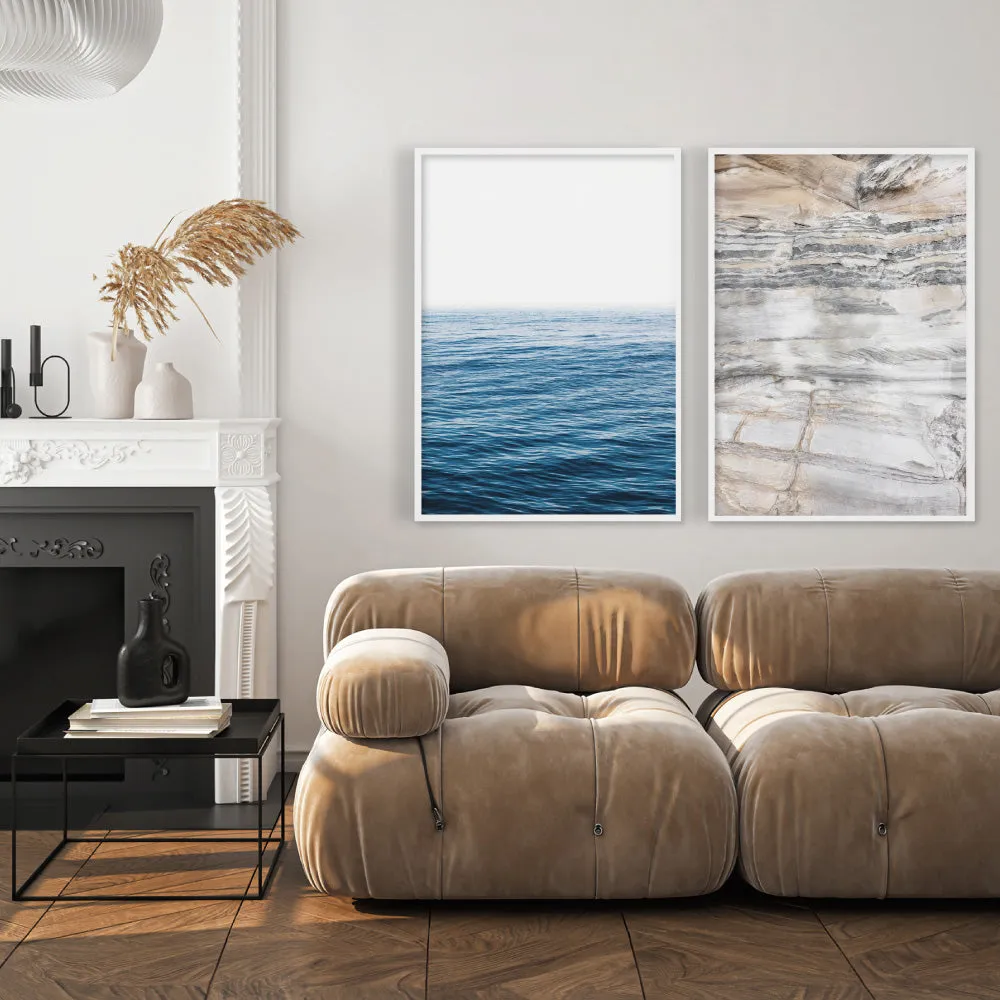 Calm Ocean Horizon - Art Print