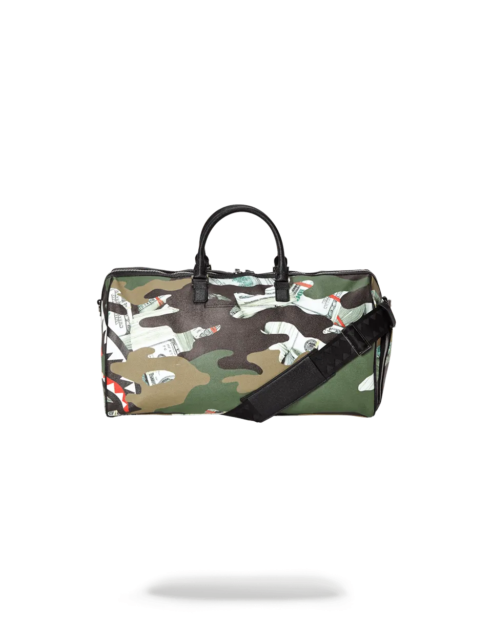 CAMO MONEY SHARK DUFFLE