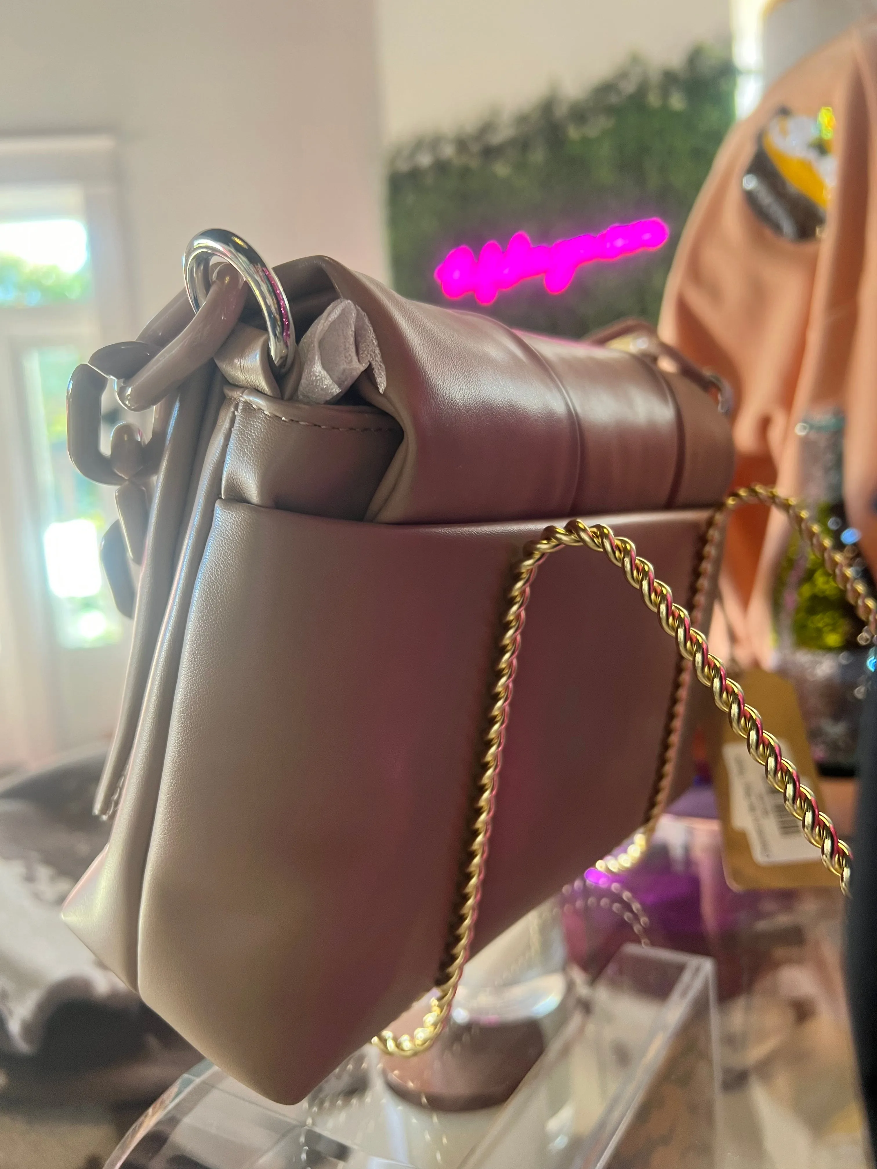 Chained to Me Bag | Taupe