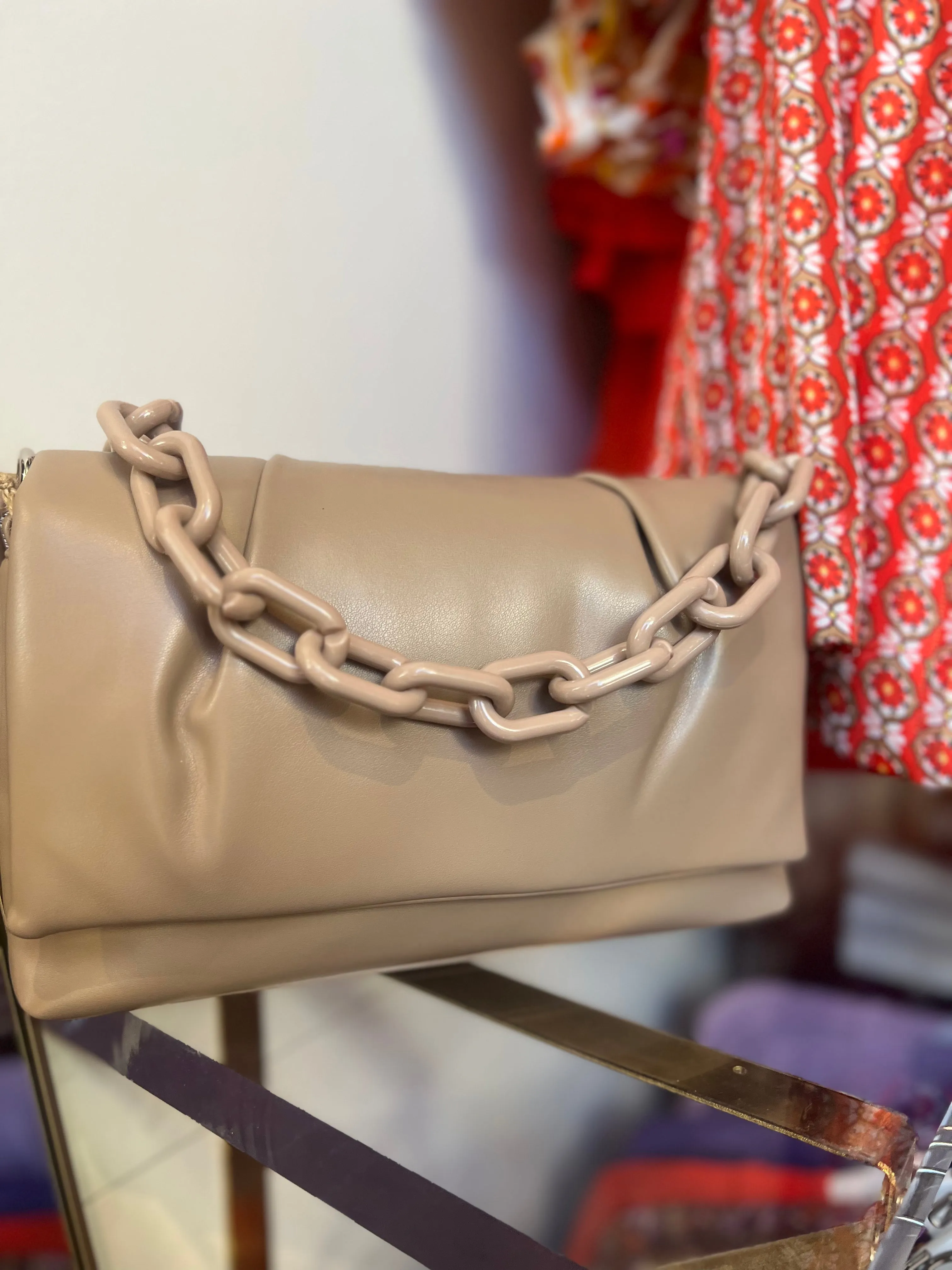 Chained to Me Bag | Taupe