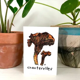 Chanterelle Mushrooms Greeting Cards