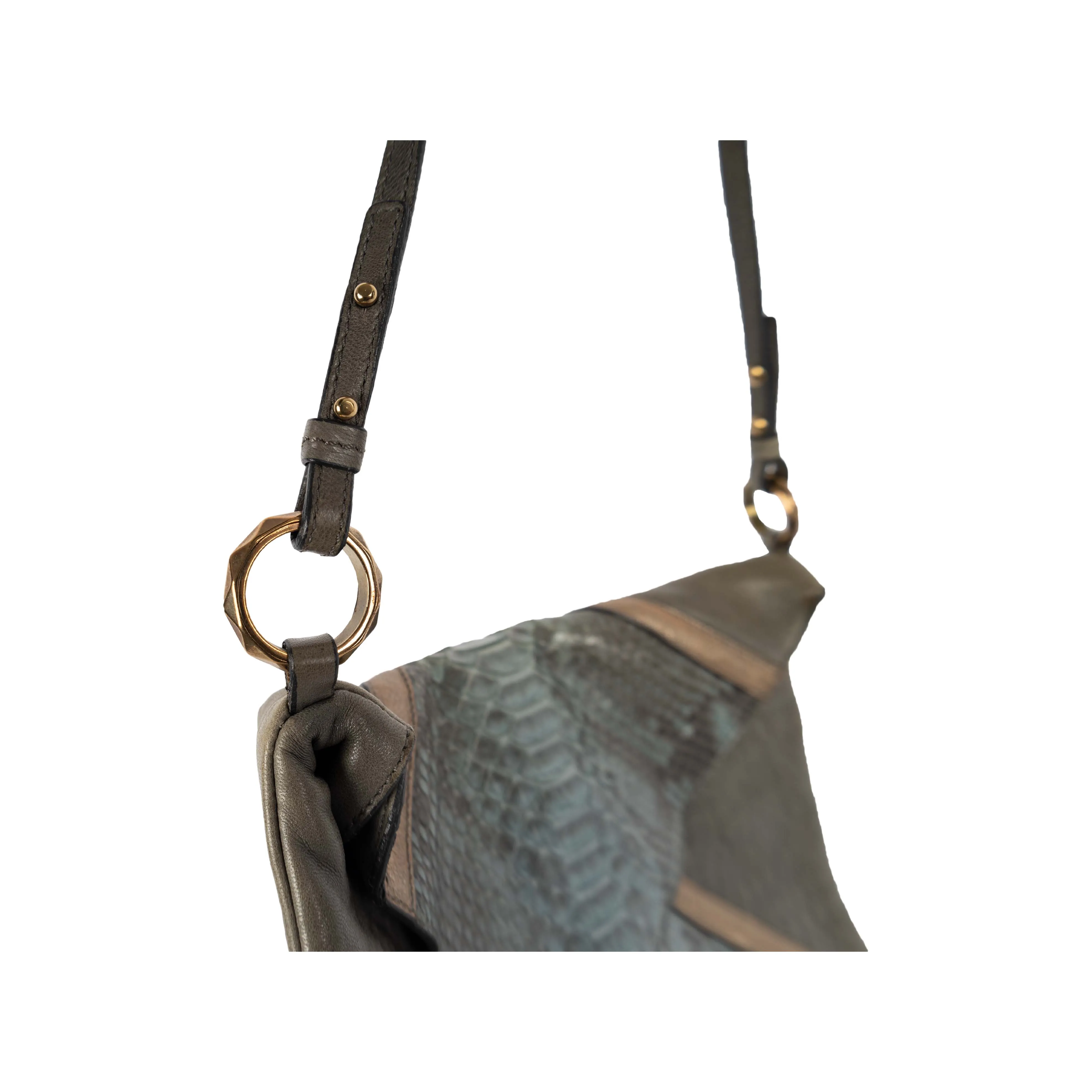 Chloe Snakeskin Envelope Bag - '00s