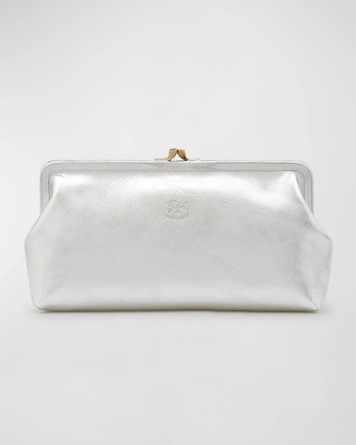 Classic Vaccjetta Leather Clutch Bag