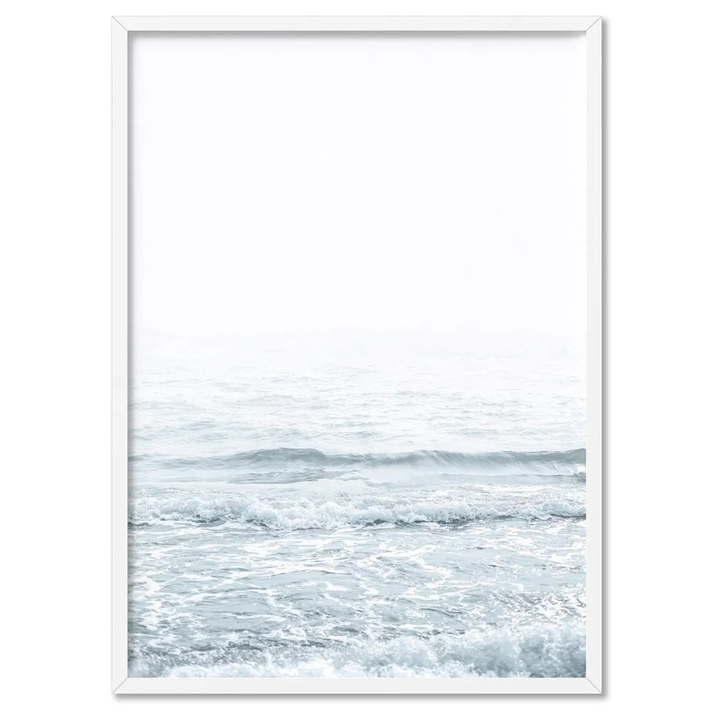 Clear Water Ocean Pastels - Art Print