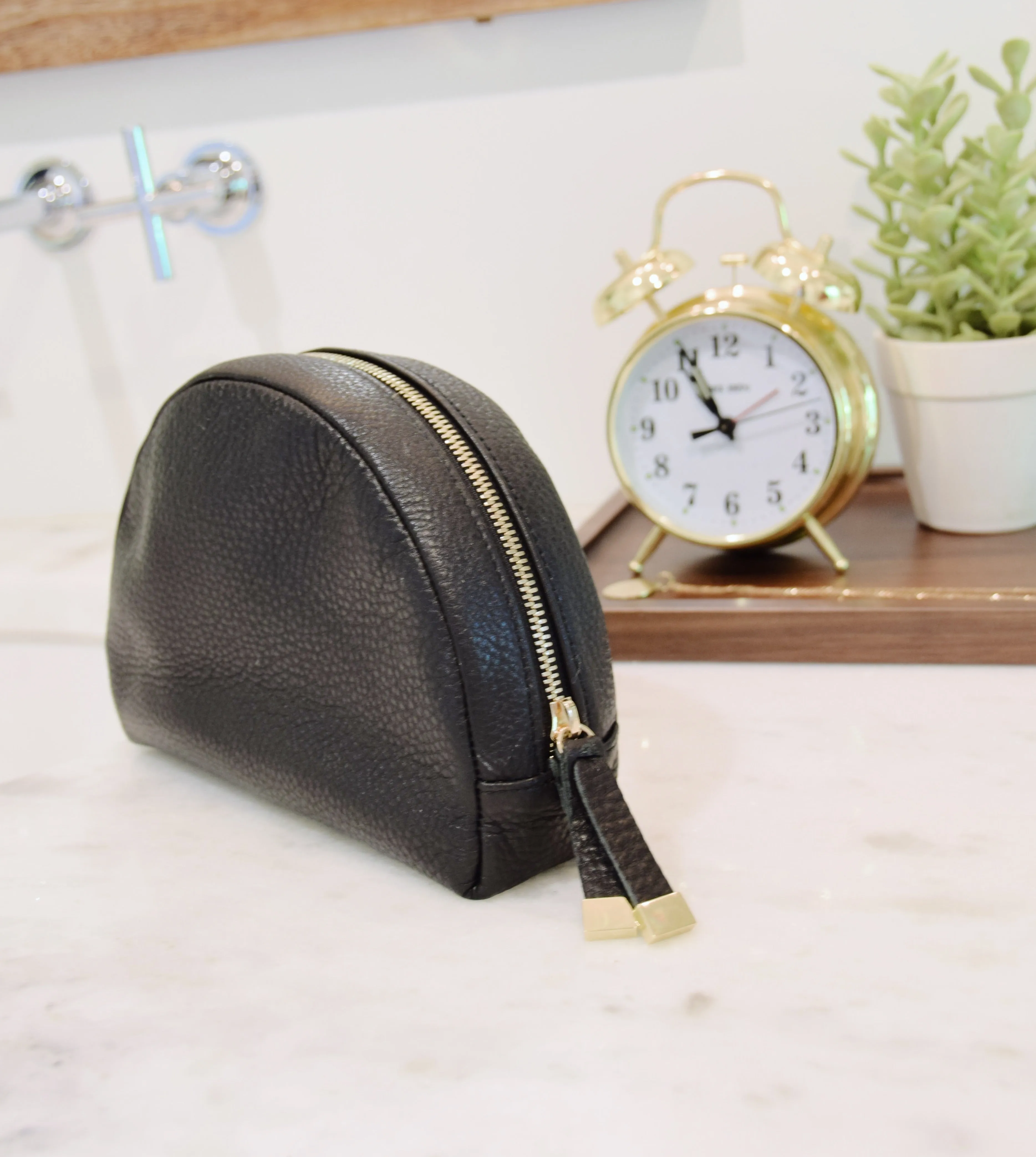 Cottage Makeup Bag | Black