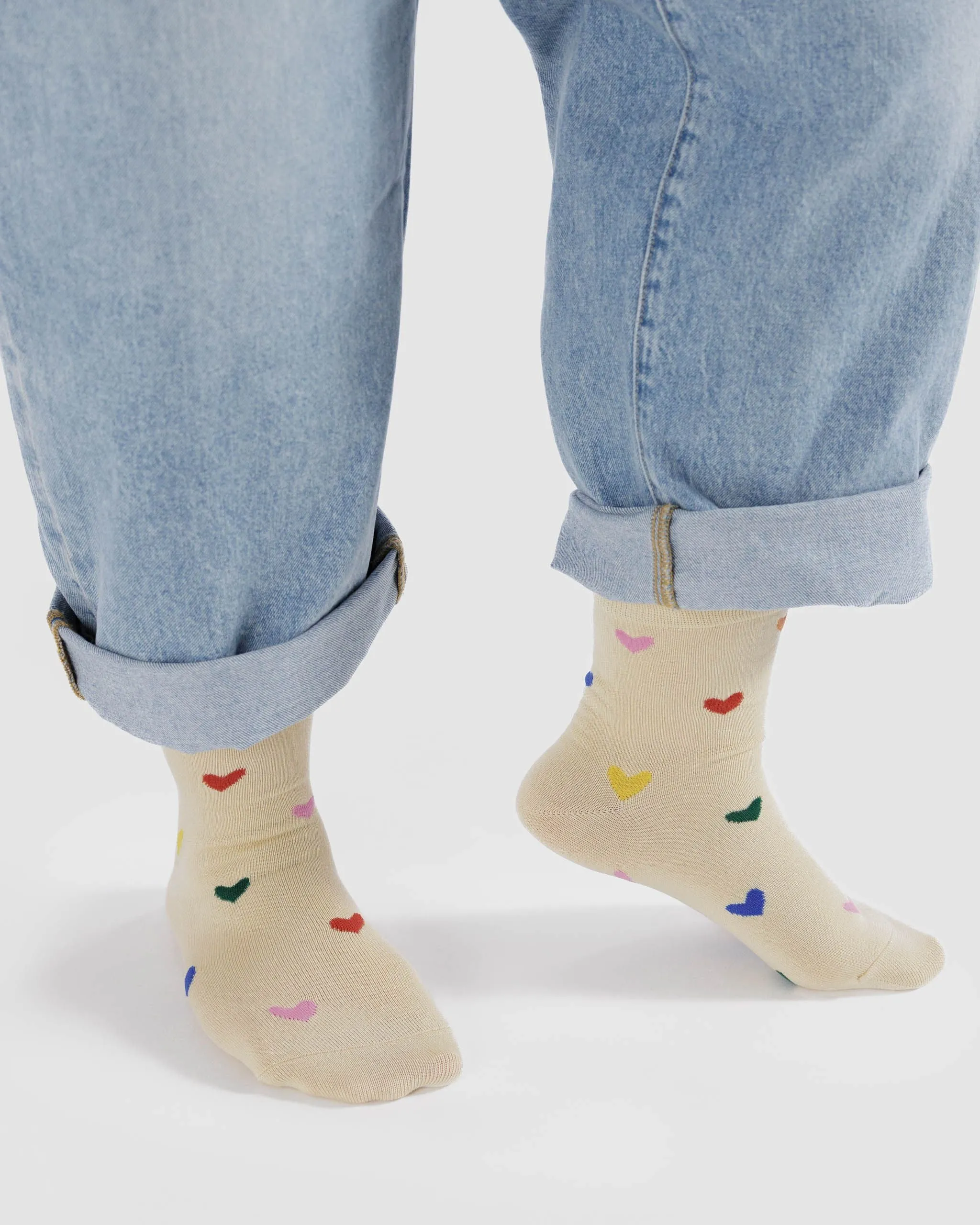 Crew Sock - Hearts