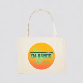 D4 D4NCE Ibiza Circle Logo Woven Shopping Bag