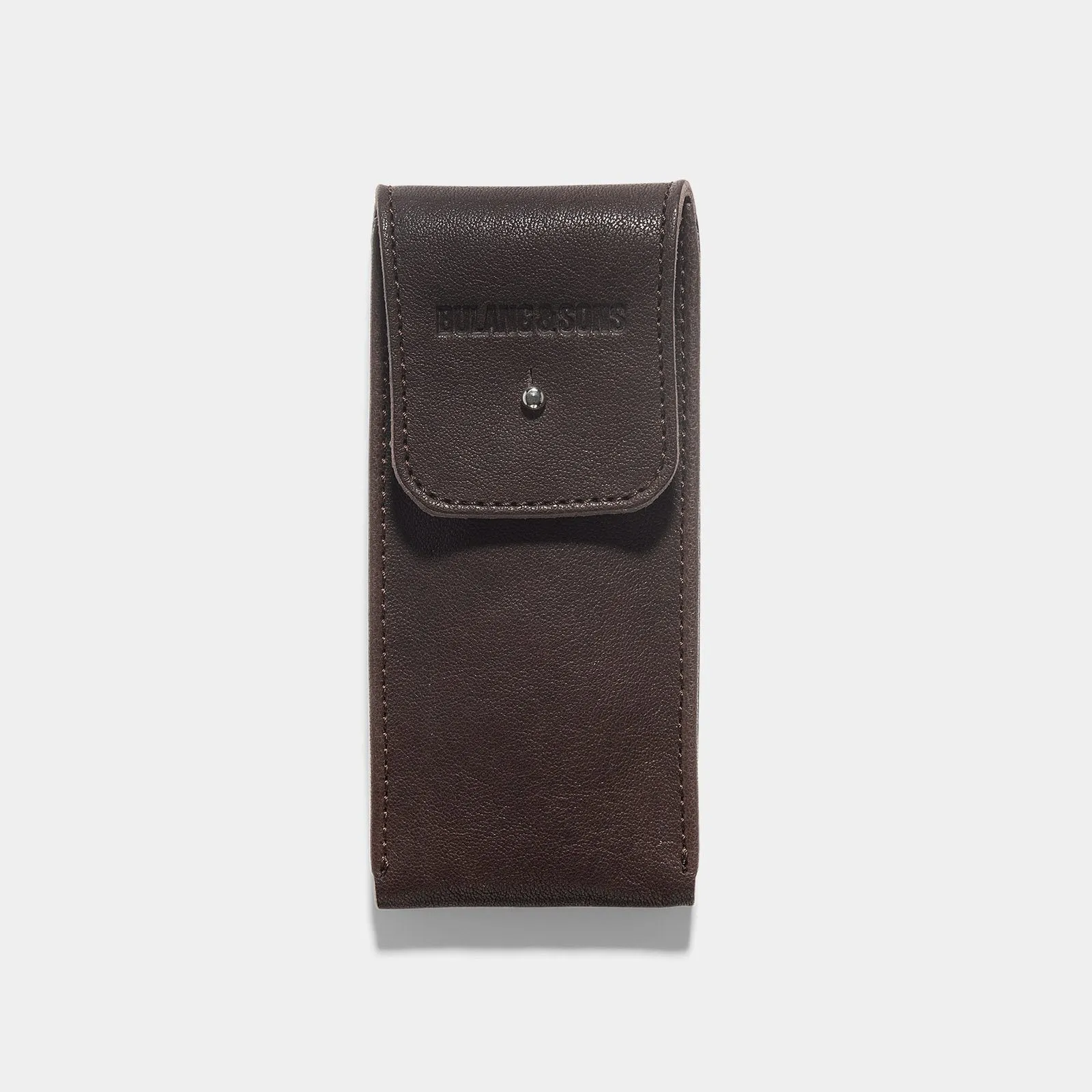 Dark Brown Leather Watch Pouch