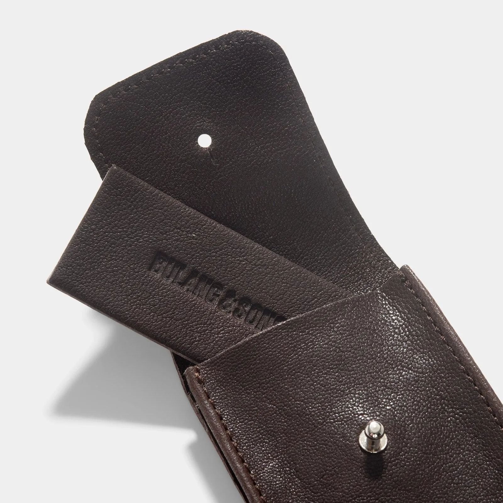 Dark Brown Leather Watch Pouch