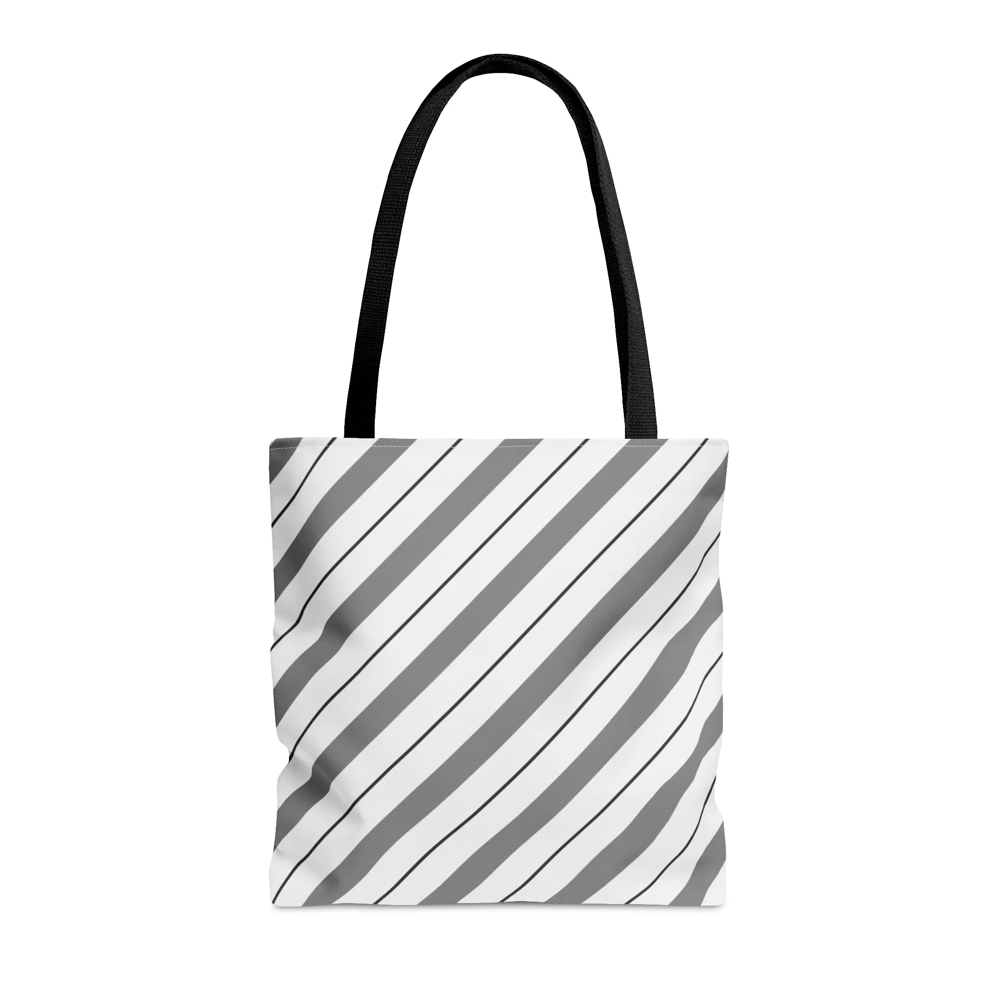 Diagonal Stripe Tote Bag