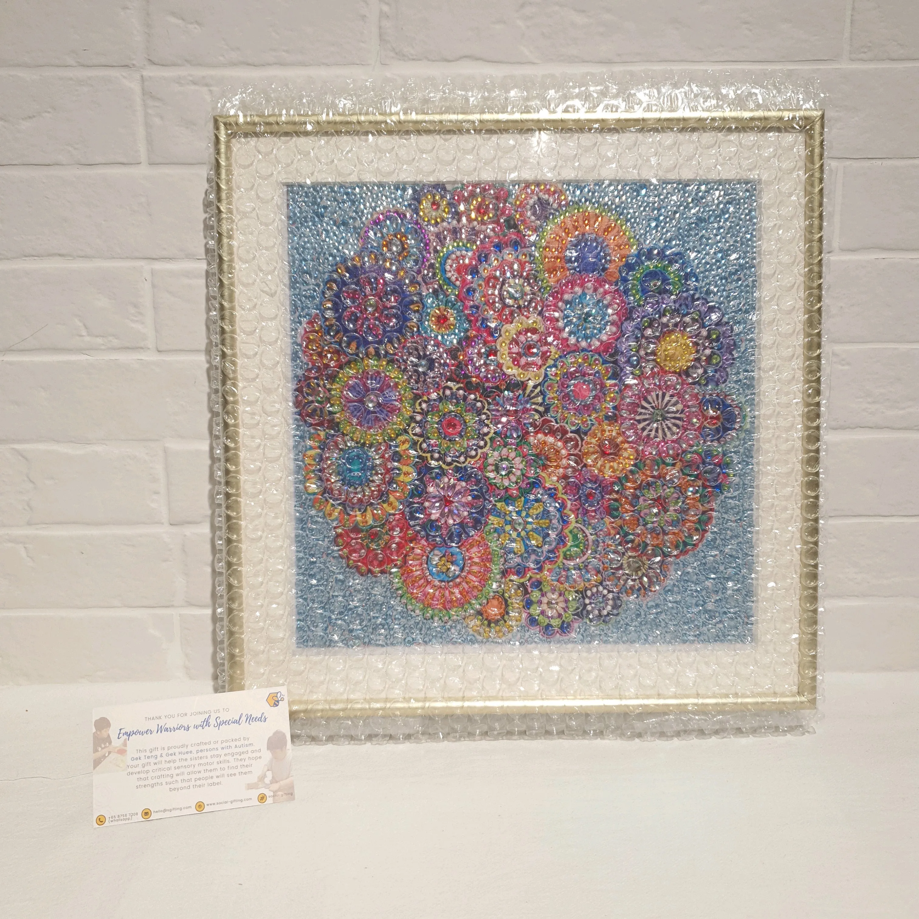 Diamond Art Circular Flowers (30 x 30)