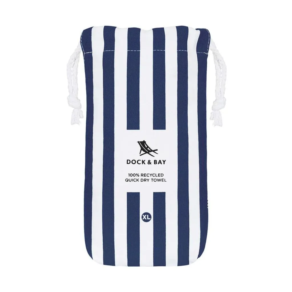 Dock & Bay Beach Towel Cabana Light Collection Xl - Whitsunday Blue