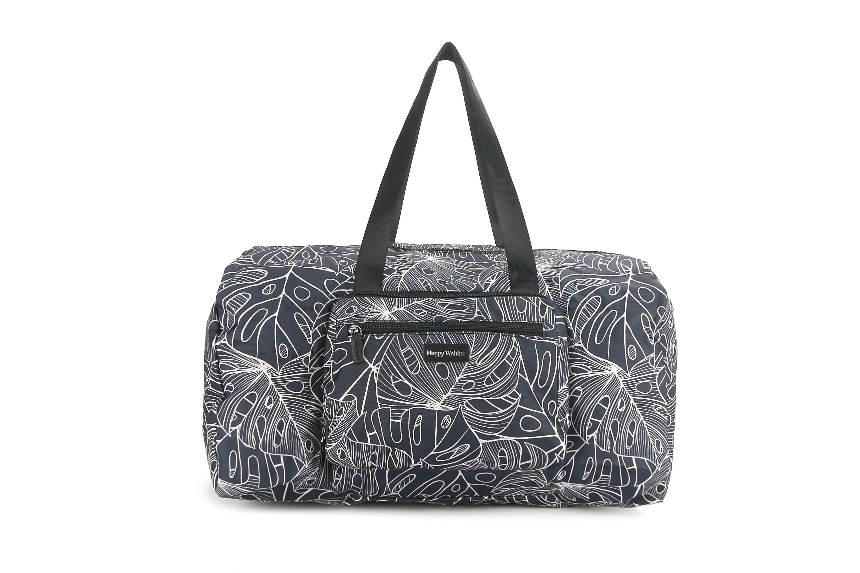 Duffle Bag Stephanie Monstera Lines Navy