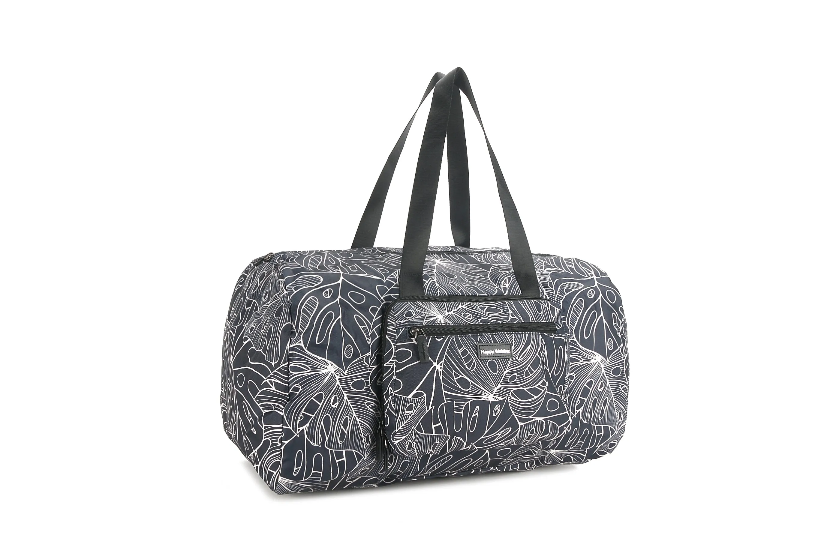 Duffle Bag Stephanie Monstera Lines Navy