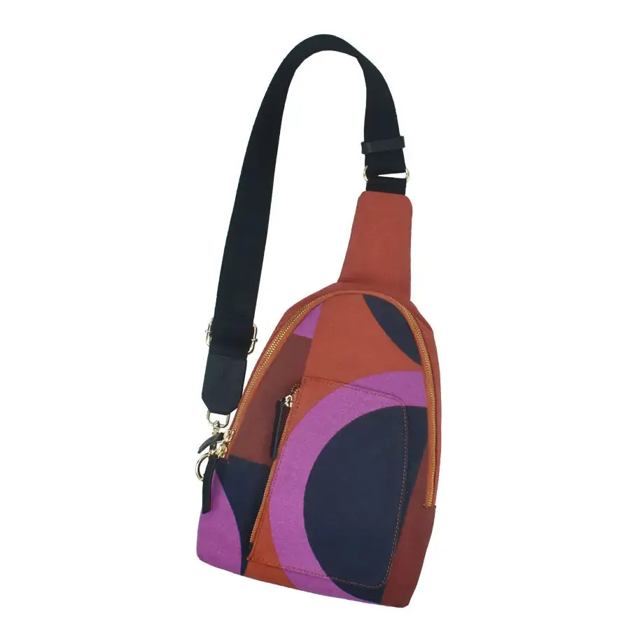 DUPATA CHIHIRO SLING CROSSBODY BAG PURPLE