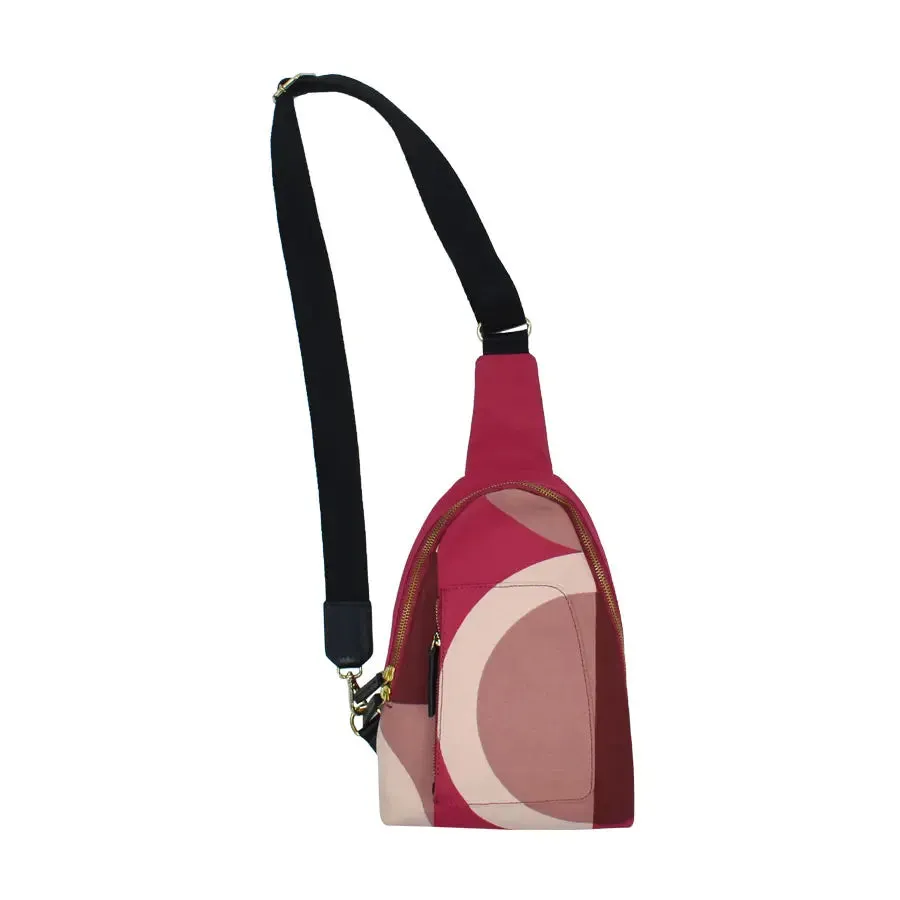 DUPATA CHIHIRO SLING CROSSBODY BAG RASPBERRY