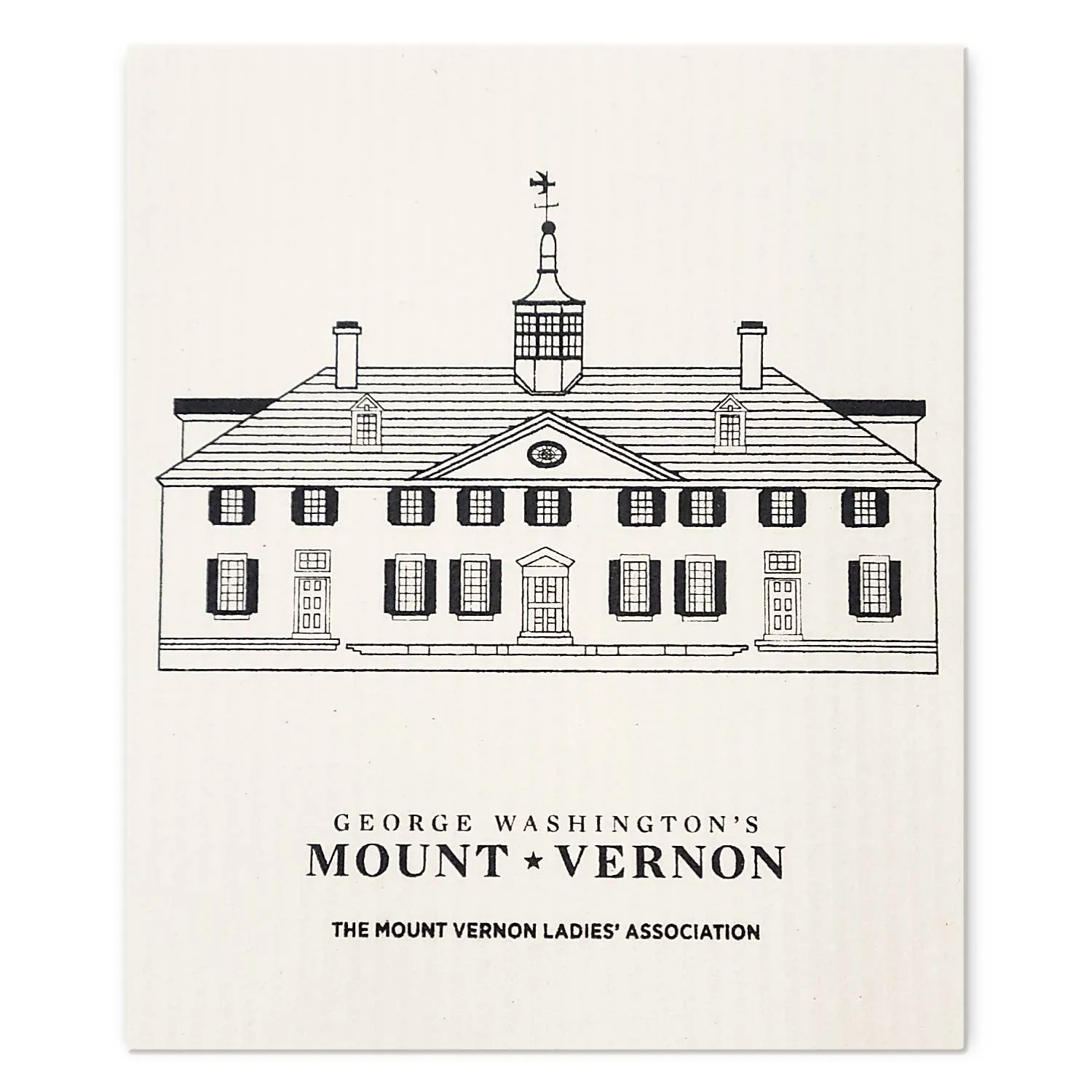 Eco-friendly Swedish Dish Cloth - George Washington's Mount Vernon