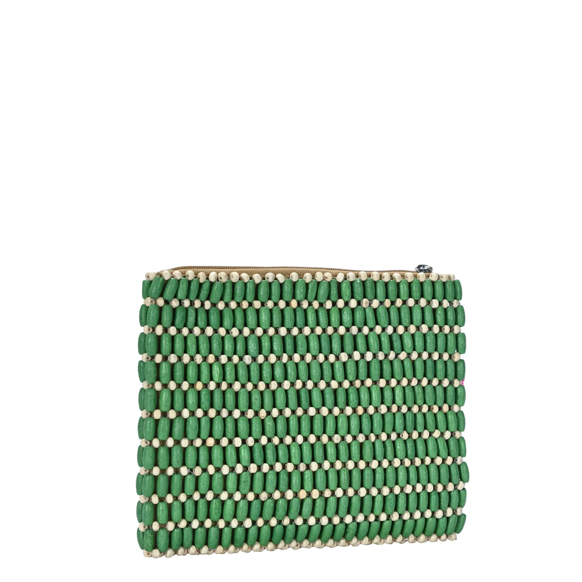 Elara Wooden Bead Clutch