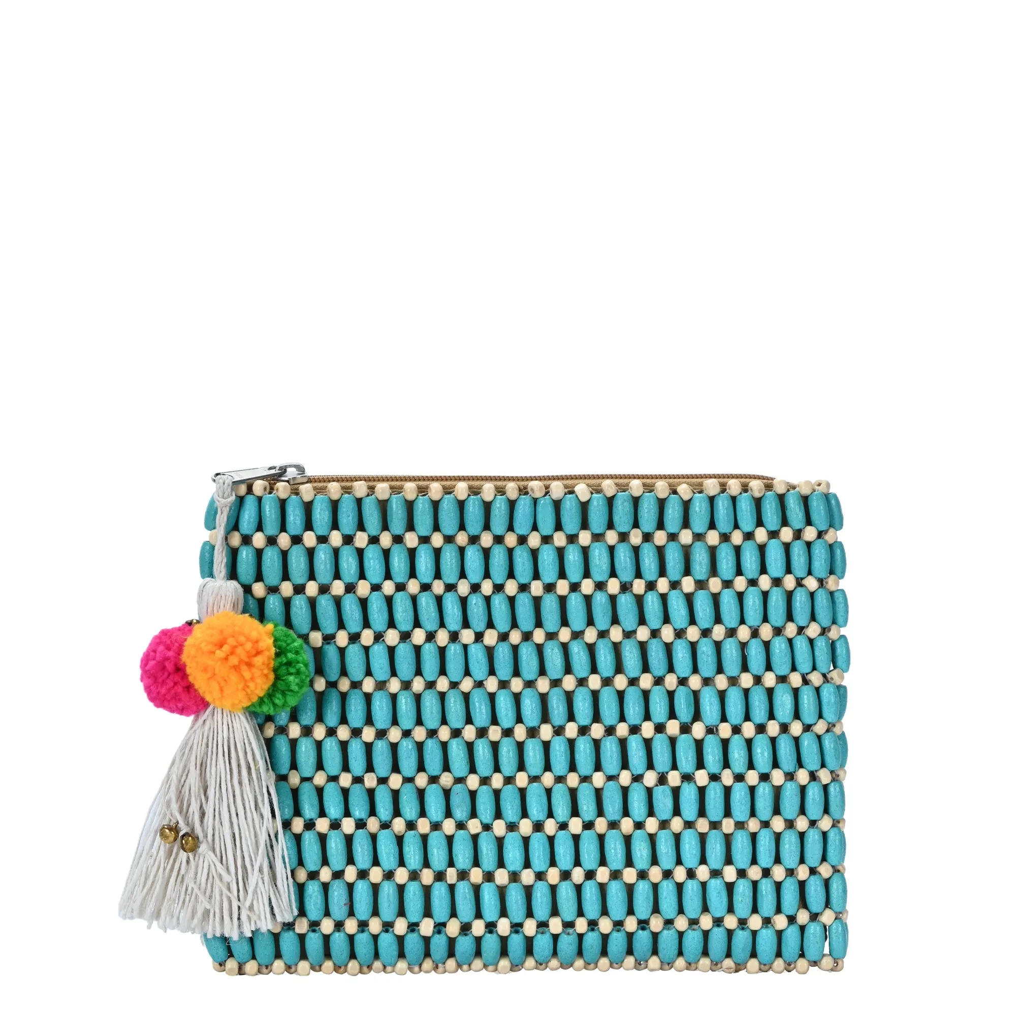 Elara Wooden Bead Clutch