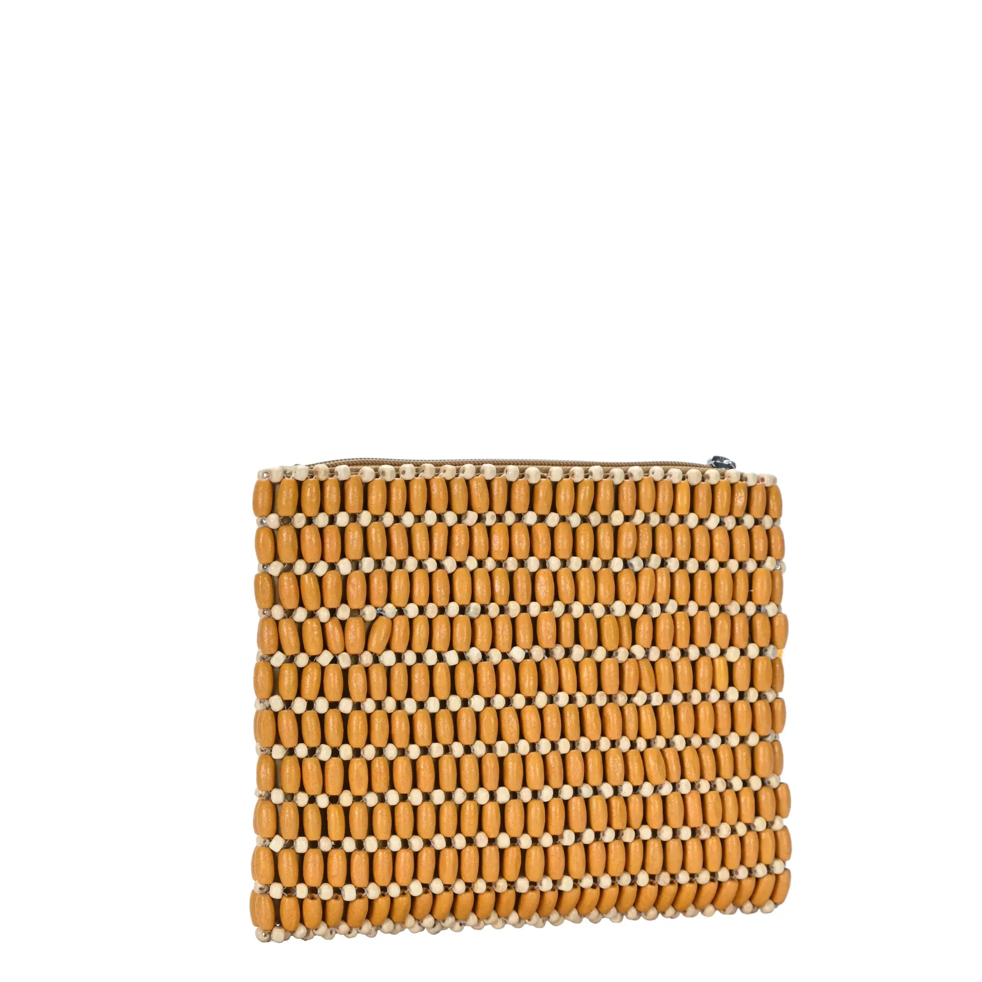 Elara Wooden Bead Clutch