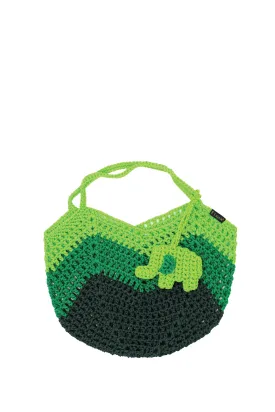 ELEPH ZIGZAG CROCHET - M : Green