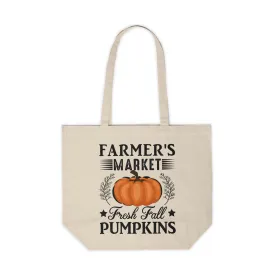 Farmers Market Fresh Pumpkins - Canvas Shopping Tote