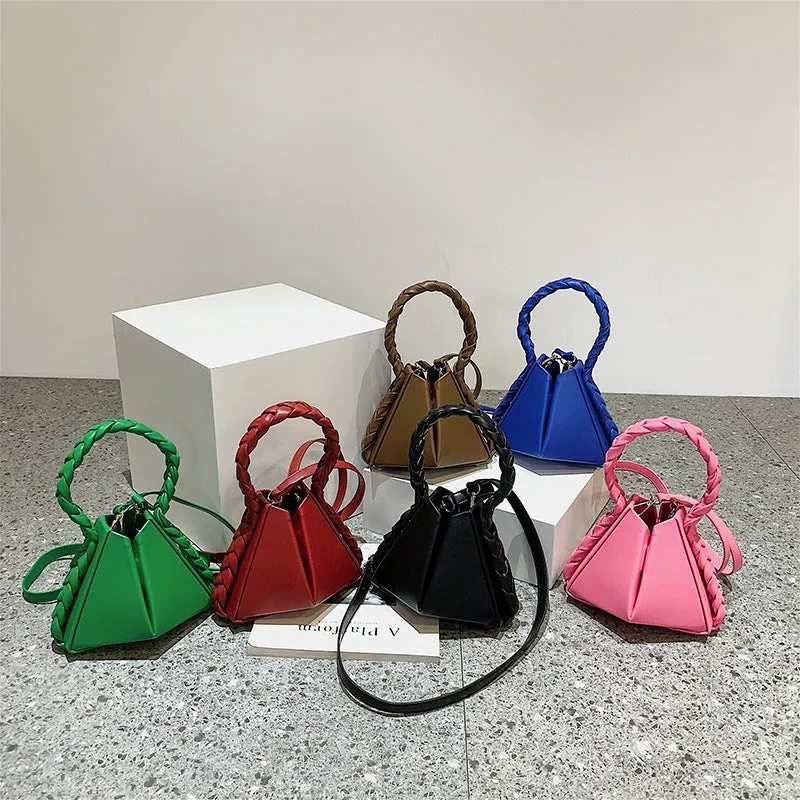 Fashion Petal Twist Braided Tote Bag（AB2067）