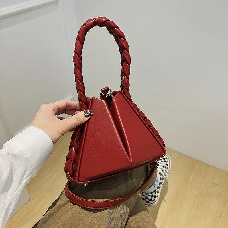 Fashion Petal Twist Braided Tote Bag（AB2067）