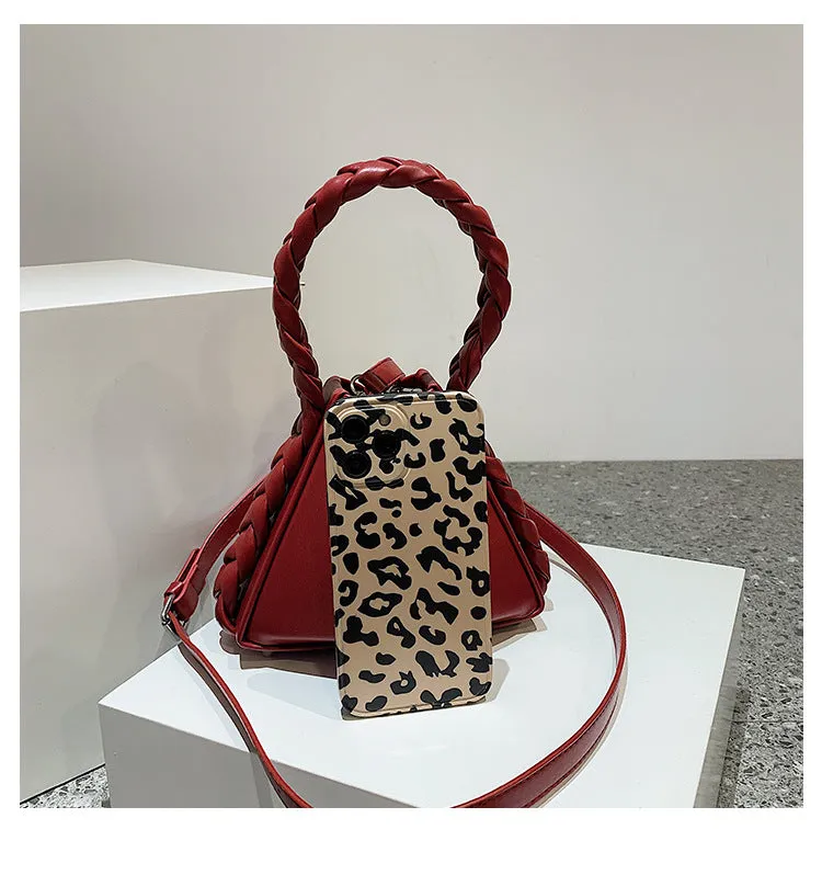 Fashion Petal Twist Braided Tote Bag（AB2067）