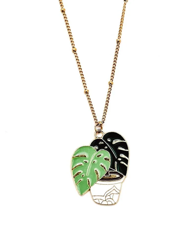 Fauna Garden Plant Necklace