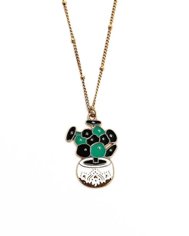 Fauna Garden Plant Necklace