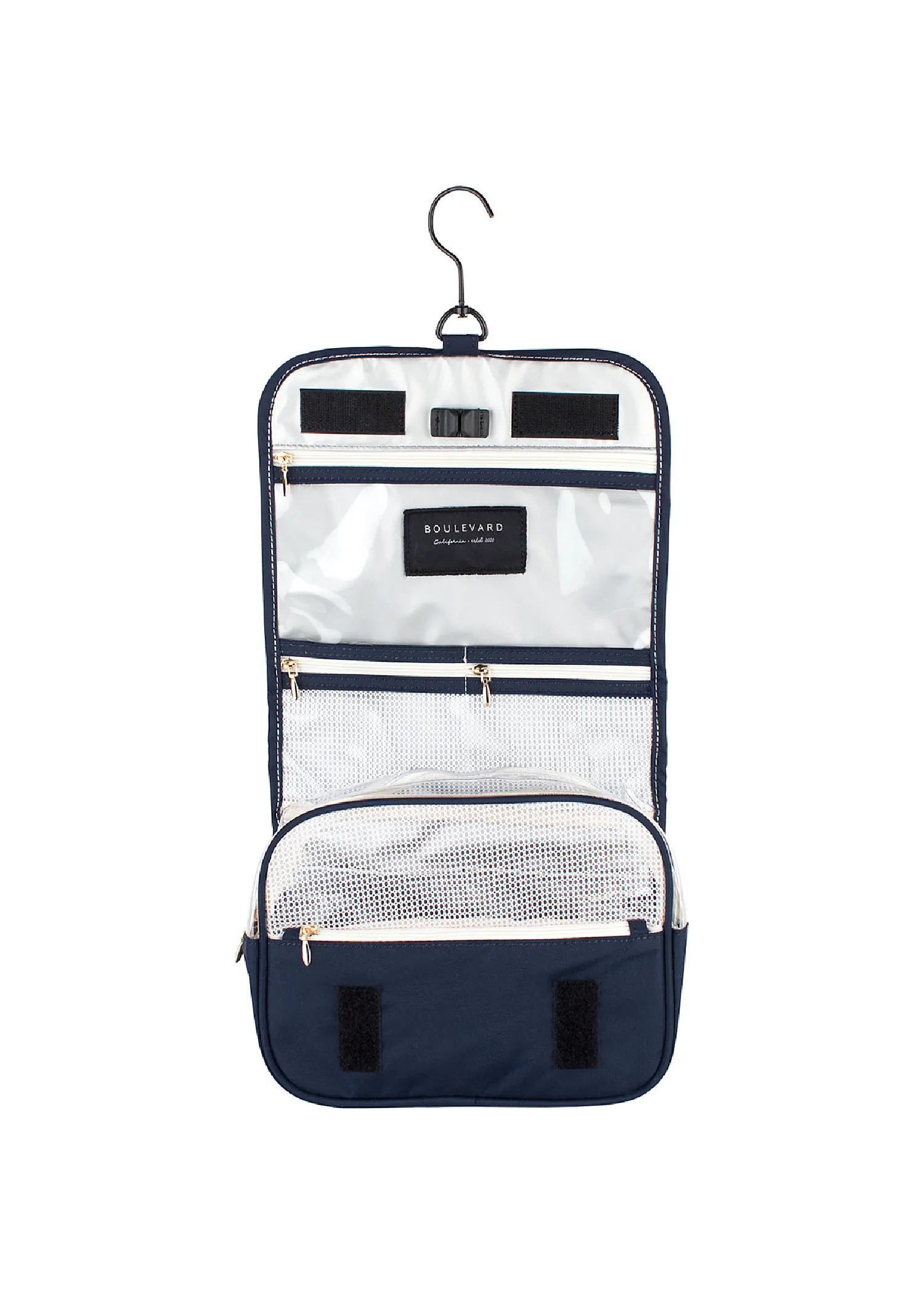 FELIX HANGING TOILETRY BAG - NAVY