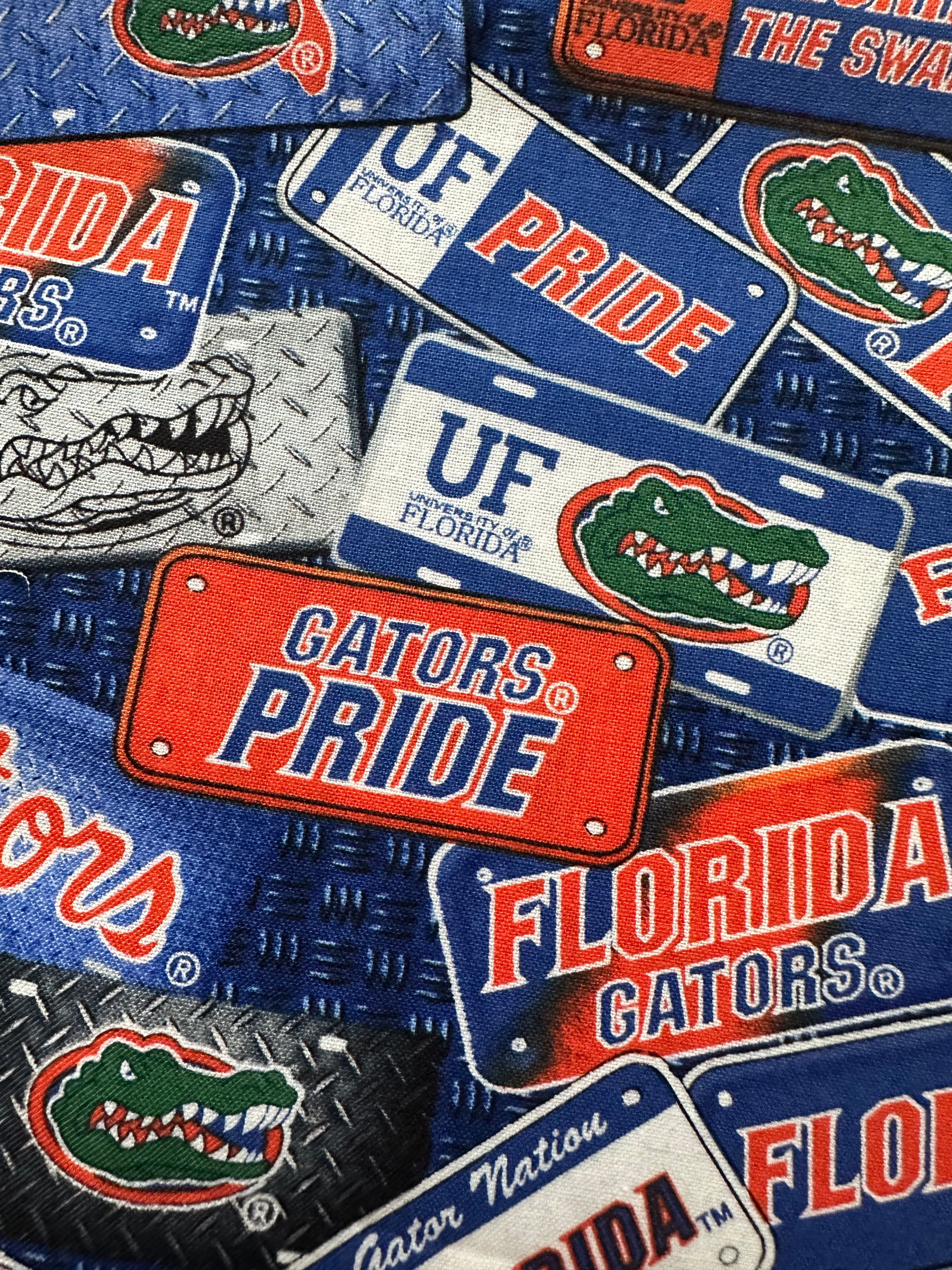 Florida Gators UF License Plates Zipper Bag