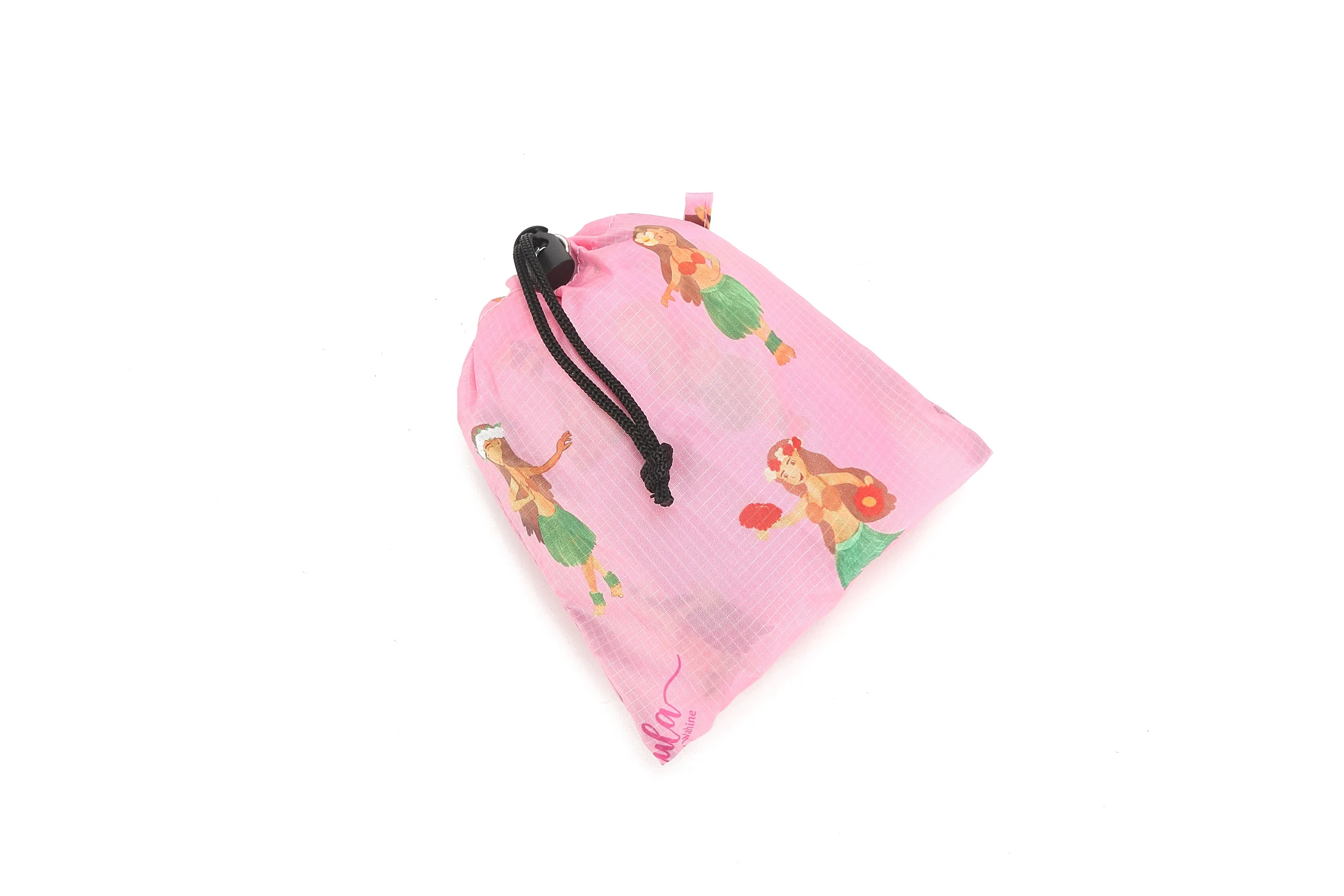 Foldable Bag Jacqueline Hula Girl Pink