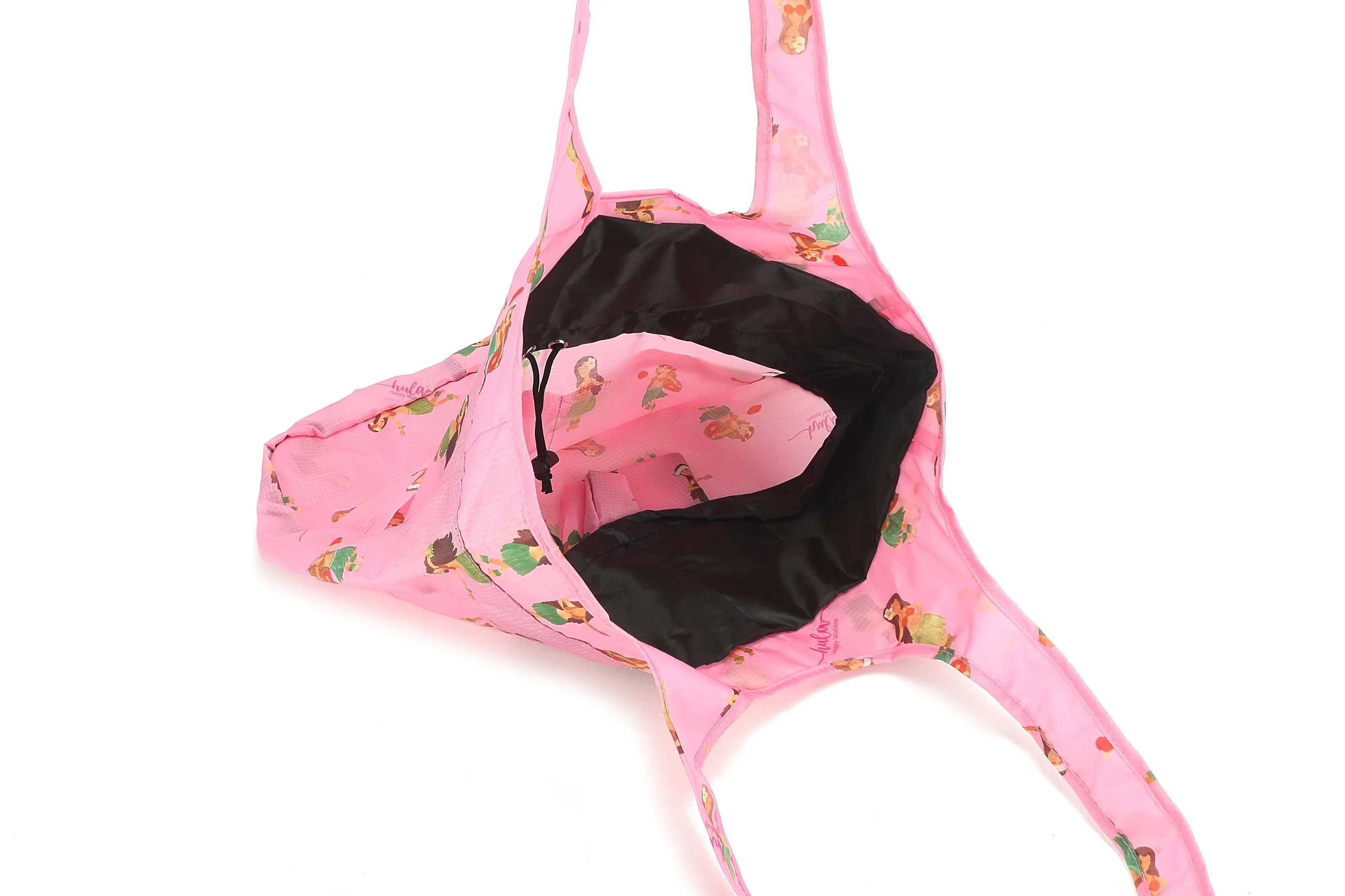 Foldable Bag Jacqueline Hula Girl Pink