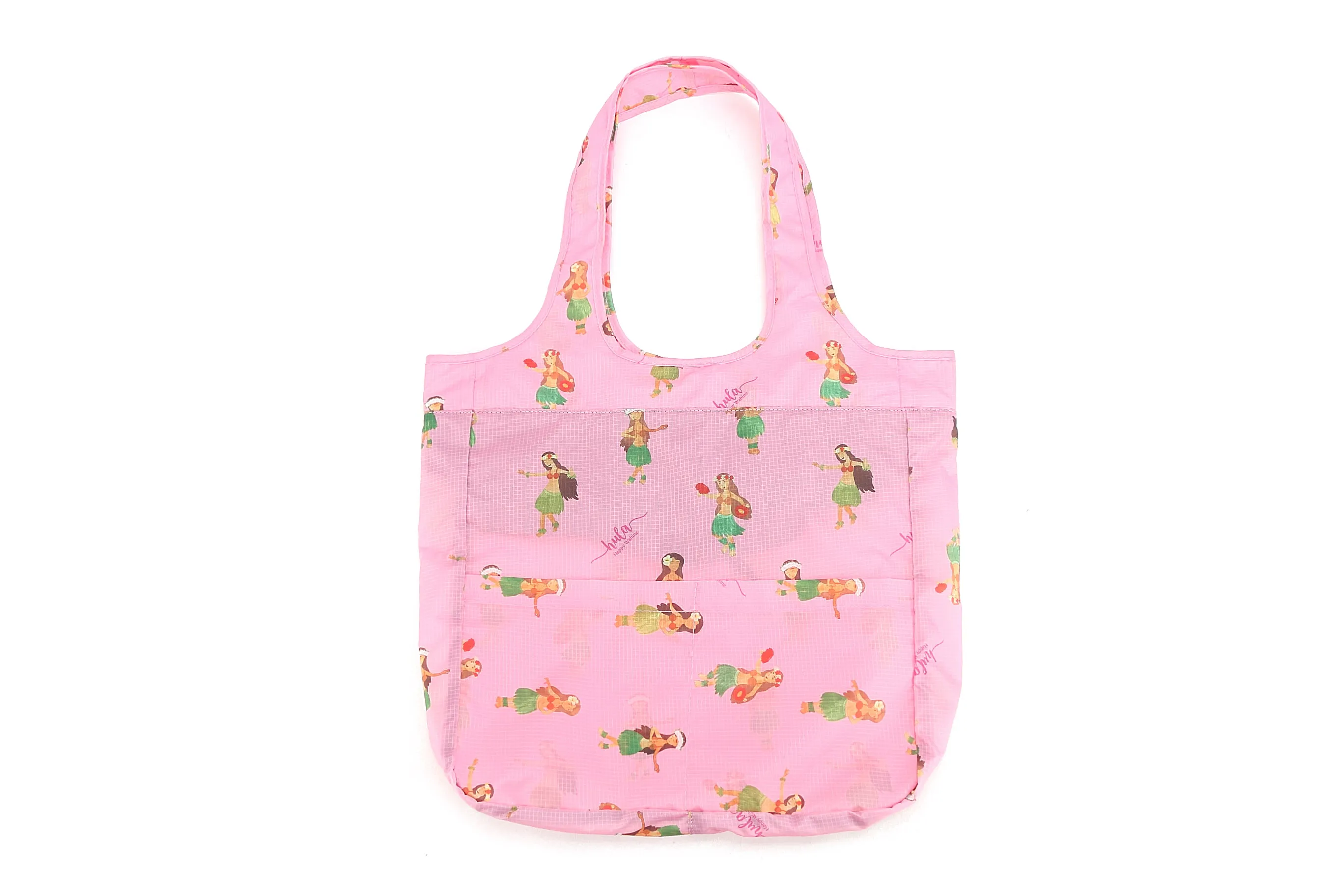 Foldable Bag Jacqueline Hula Girl Pink