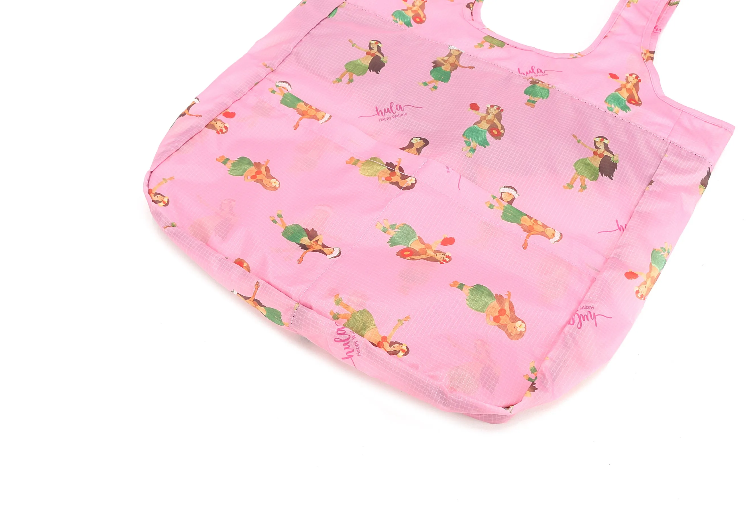 Foldable Bag Jacqueline Hula Girl Pink