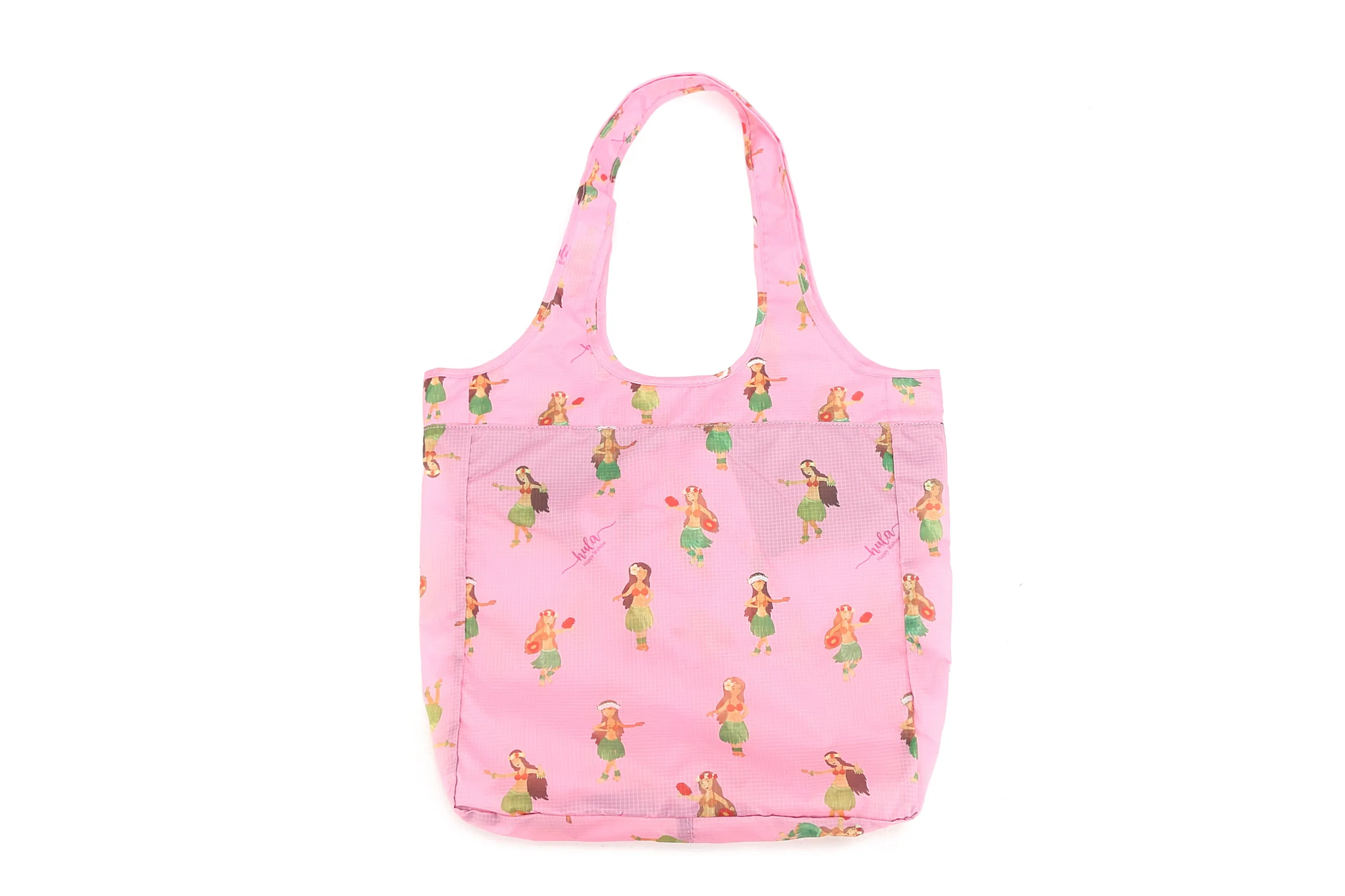 Foldable Bag Jacqueline Hula Girl Pink