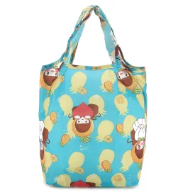 Foldable Bag Joy Cute Girl Hawai'i Blue