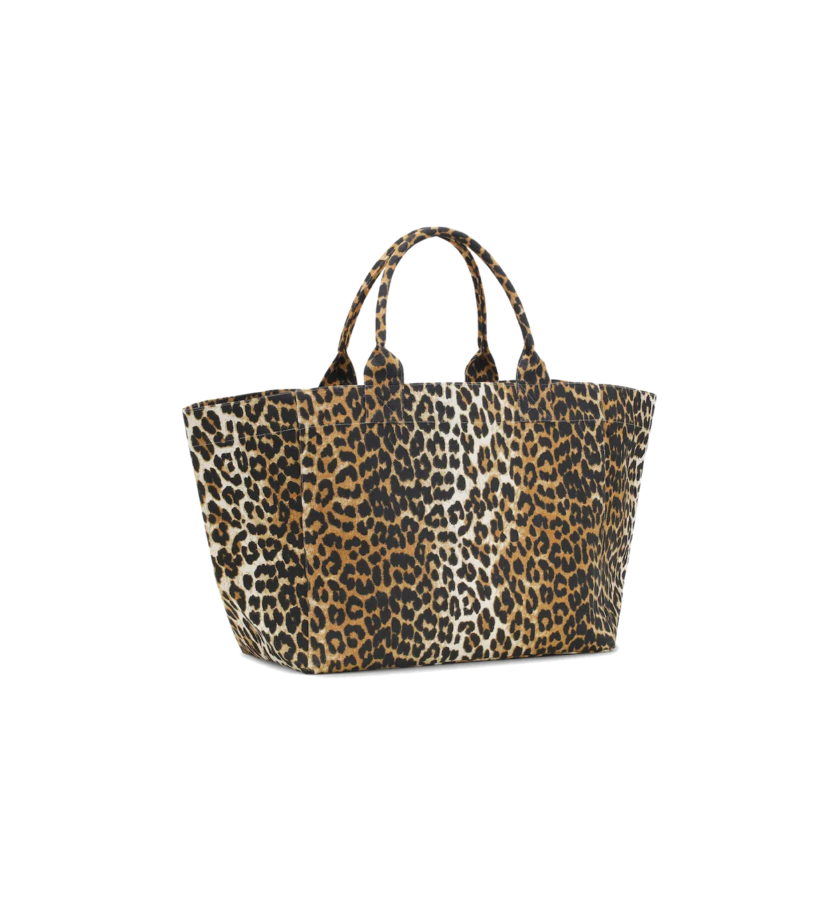 GANNI Leopard Shopper