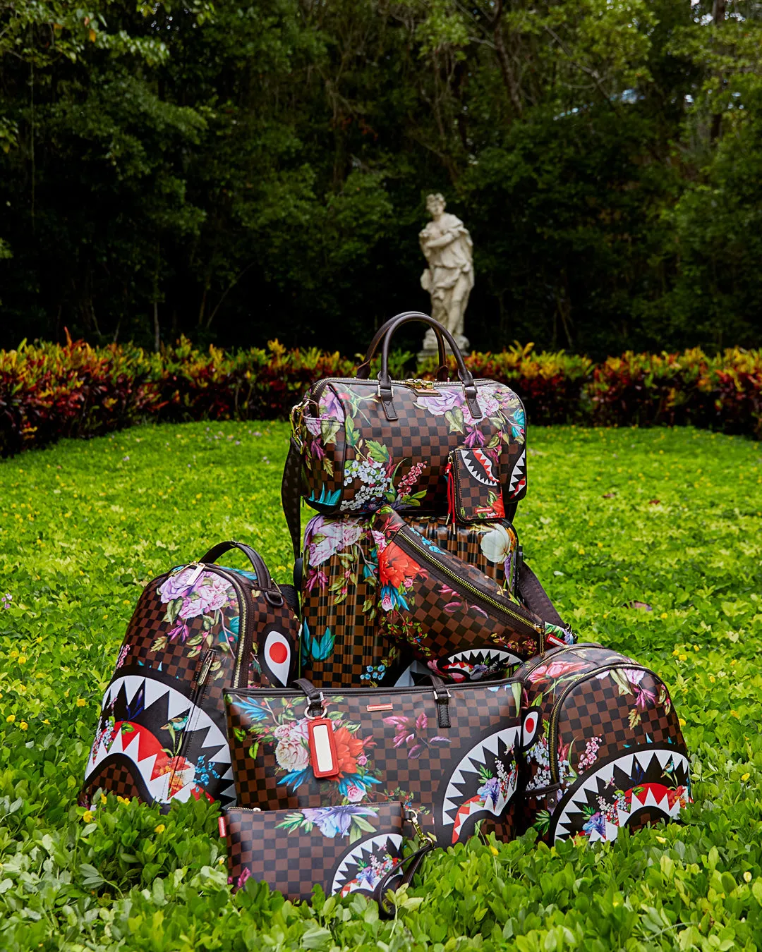 GARDEN OF SHARKS MINI DUFFLE