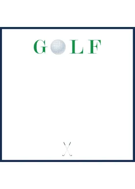 GOLF SLAB NOTEPAD