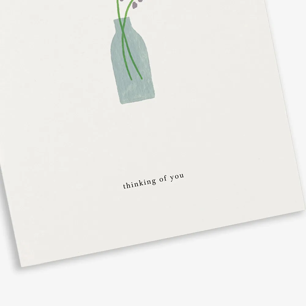 GREETING CARD // FLOWER VASE