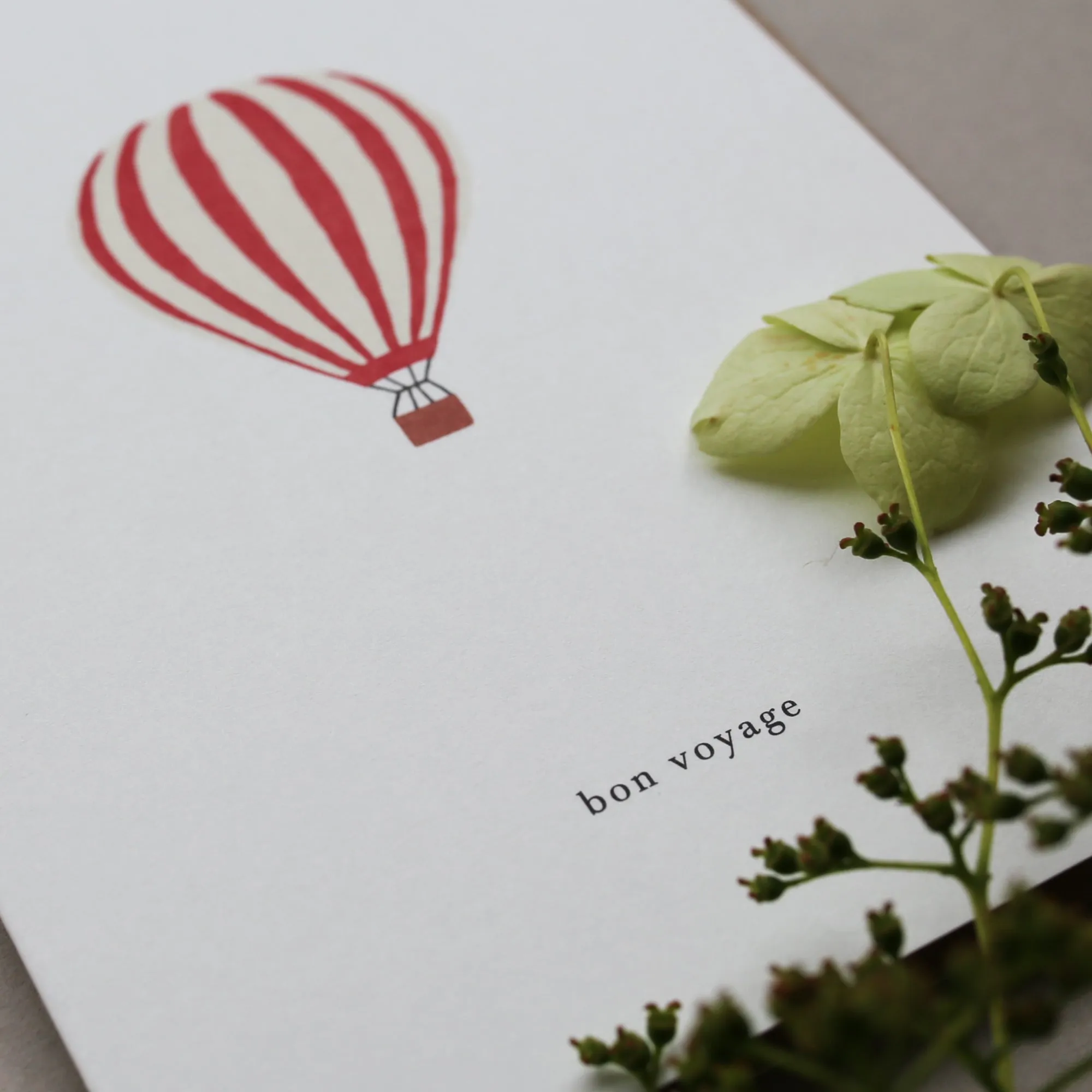 GREETING CARD // HOT AIR BALLOON