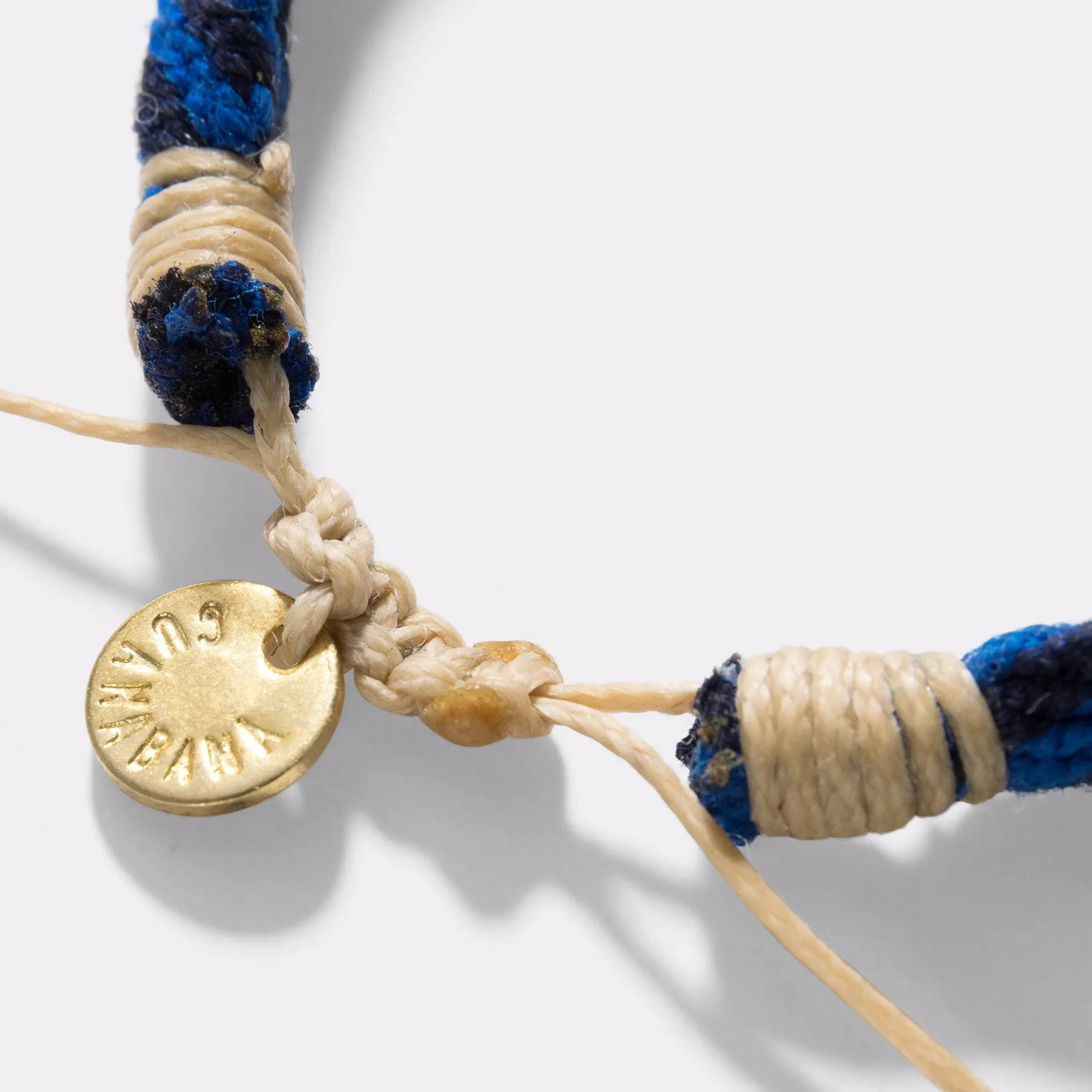 Guanabana Handmade Captain Bracelet Blue Arrows