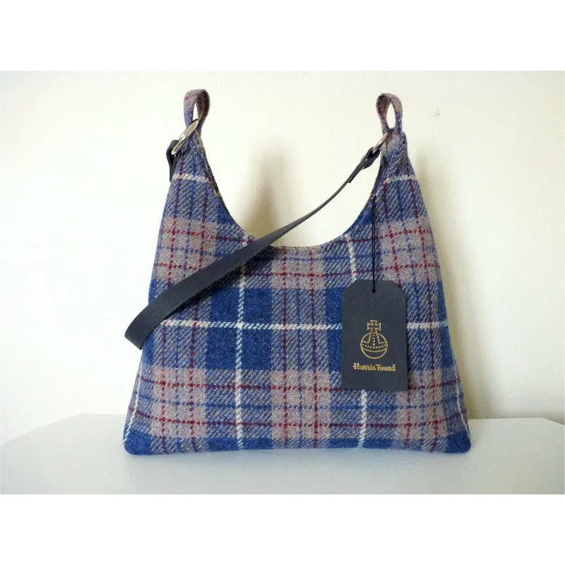 Harris Tweed Bag -Sedbergh Shoulder Bag - Black Watch