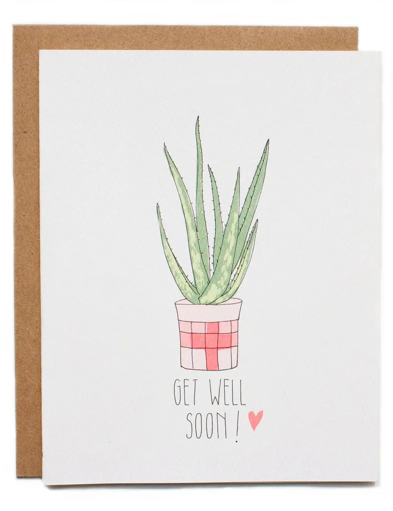 Hartland Brooklyn Card - Get Well Soon