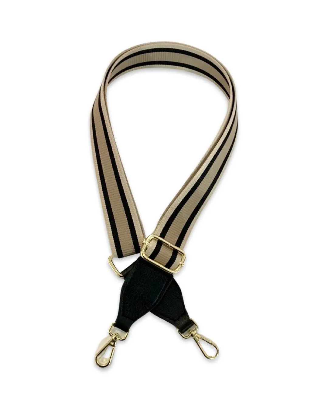 Hi Ho & Co Bag Strap Beige Black Taupe Thin